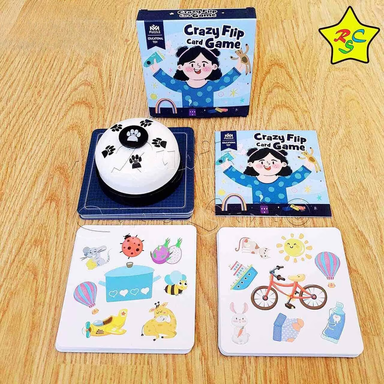 Crazy Flip Семейна Игра с Карти и Звънец за Бърза Реакция - Image 12