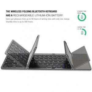 Безжична сгъваема клавиатура със сензорен панел за IOS Android Samsung Windows Ipad Tablet Notebook