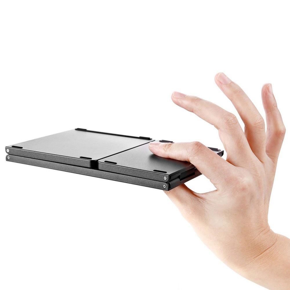 Безжична сгъваема клавиатура със сензорен панел за IOS Android Samsung Windows Ipad Tablet Notebook - Image 4