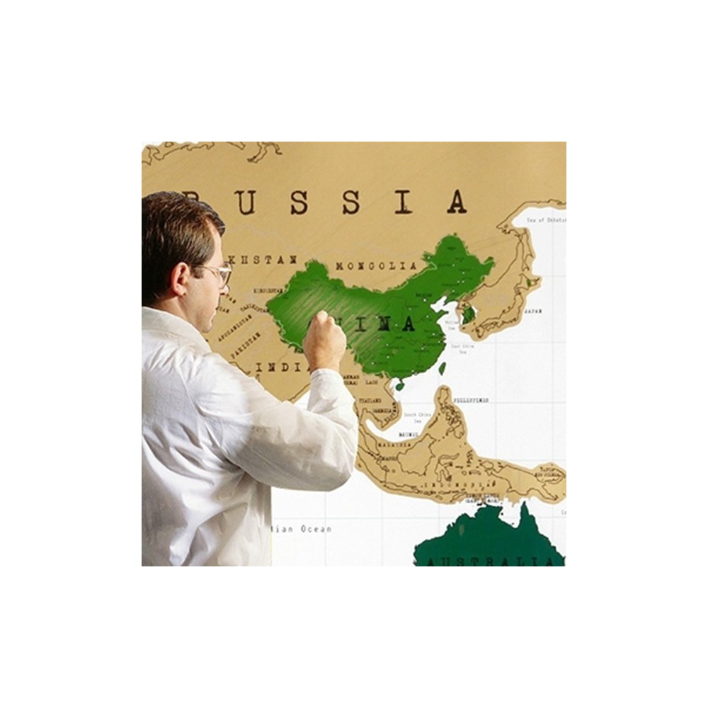 Скреч карта на Света за изтриване - Image 2