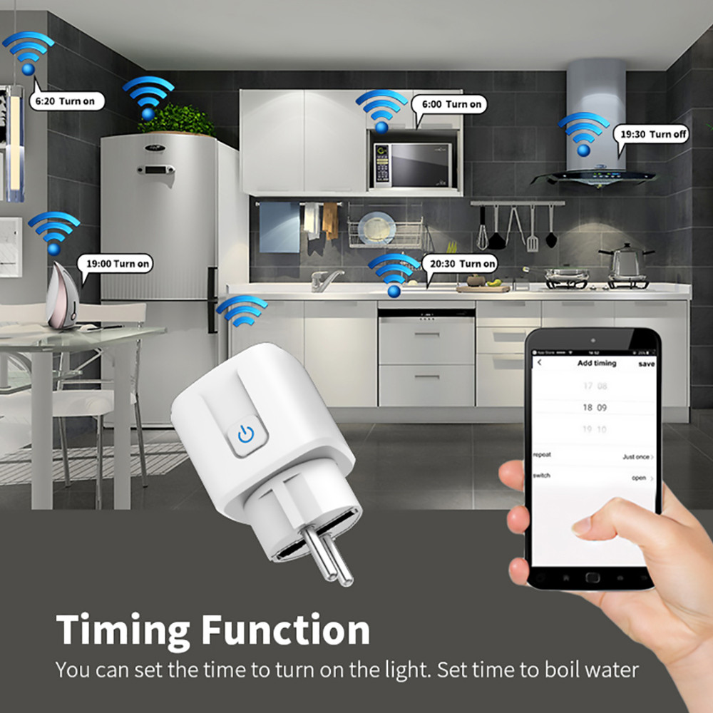 Смарт Wifi контакт за 20 ампера - за климатик, бойлер, печка и др - Image 6