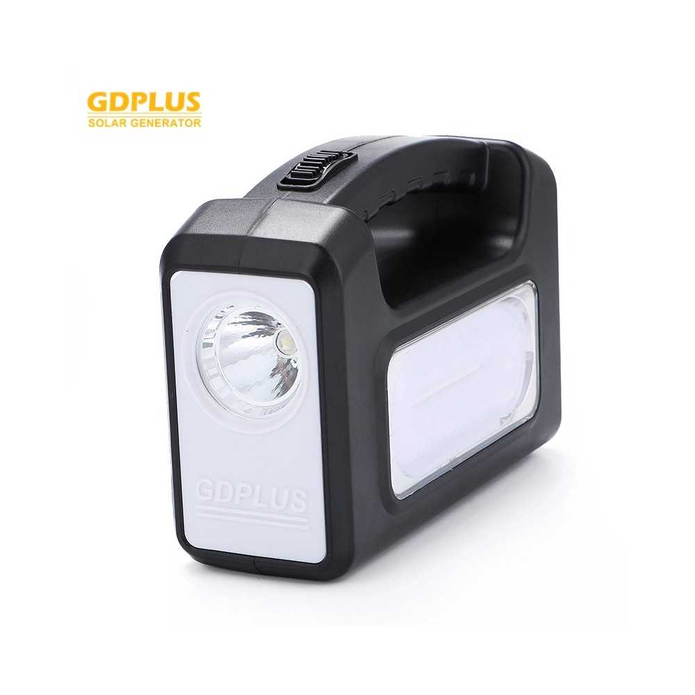 Мобилна соларна система GDLITE, 3 LED крушки, USB вход - Image 6