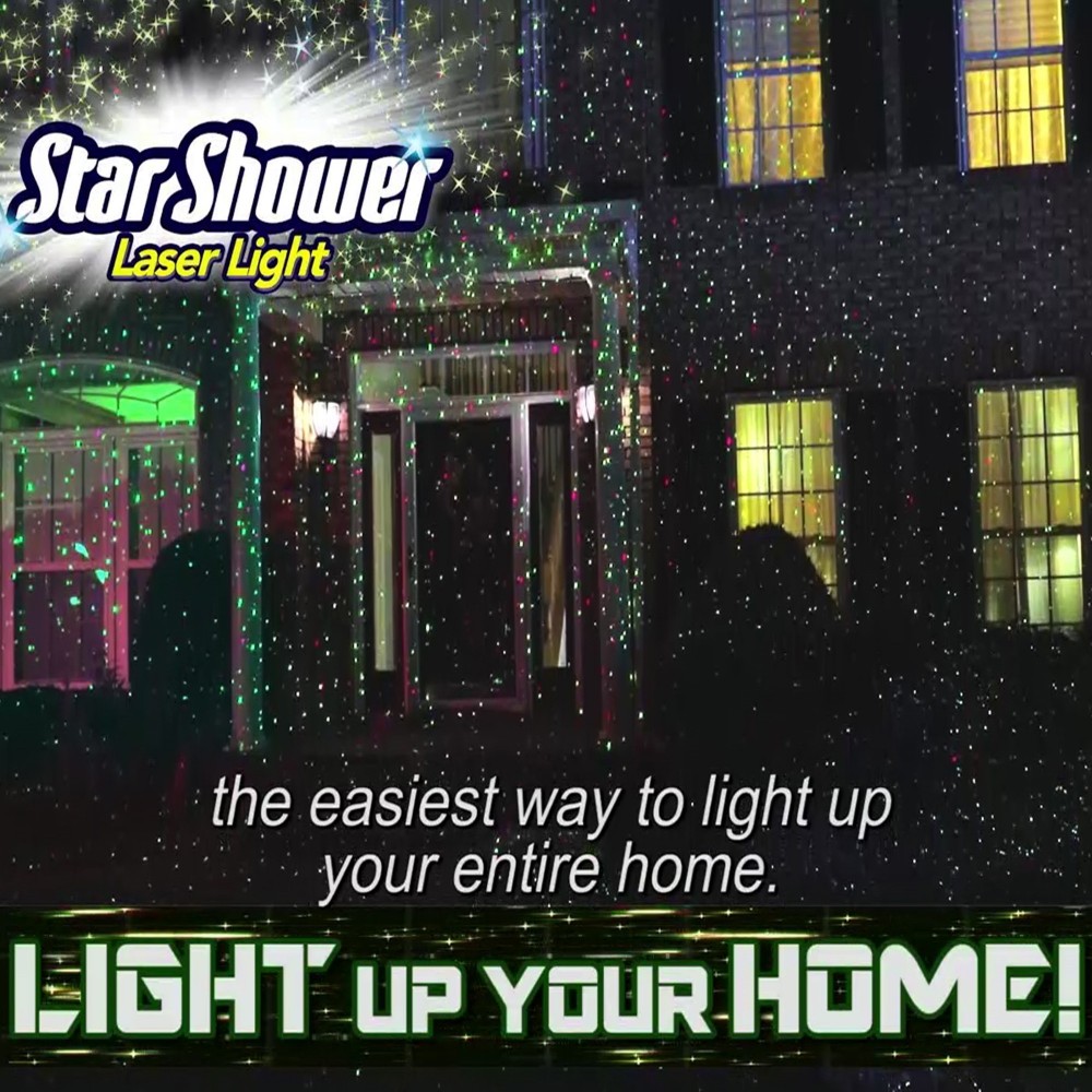 Лазерен прожектор за фасада, Star Shower - Image 3