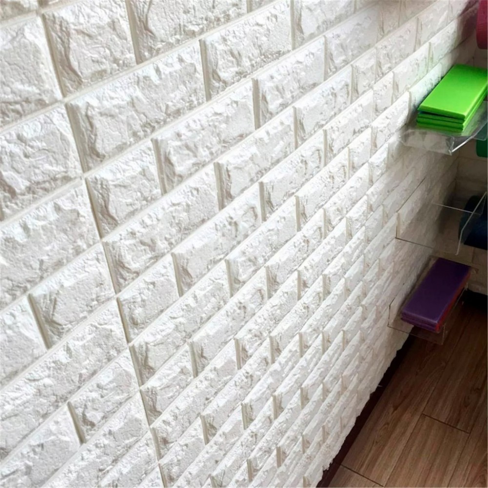 Самозалепващ 3D тапет тухли за стена - Image 6