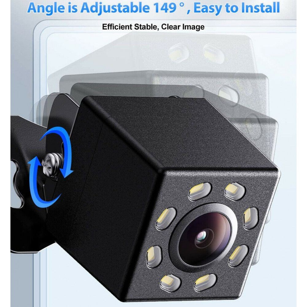 Универсална камера за задно виждане с нощен режим LED - Image 3