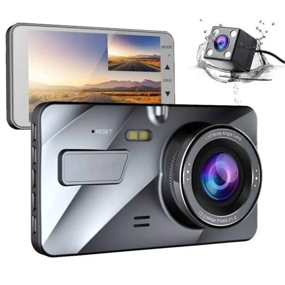 Видеорегистратор за кола с 2 камери FULL HD 1296P с камера за паркиране - Image 15