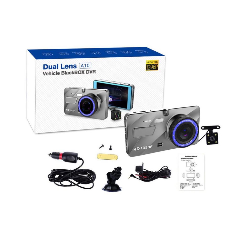 Видеорегистратор за кола с 2 камери FULL HD 1296P с камера за паркиране - Image 20