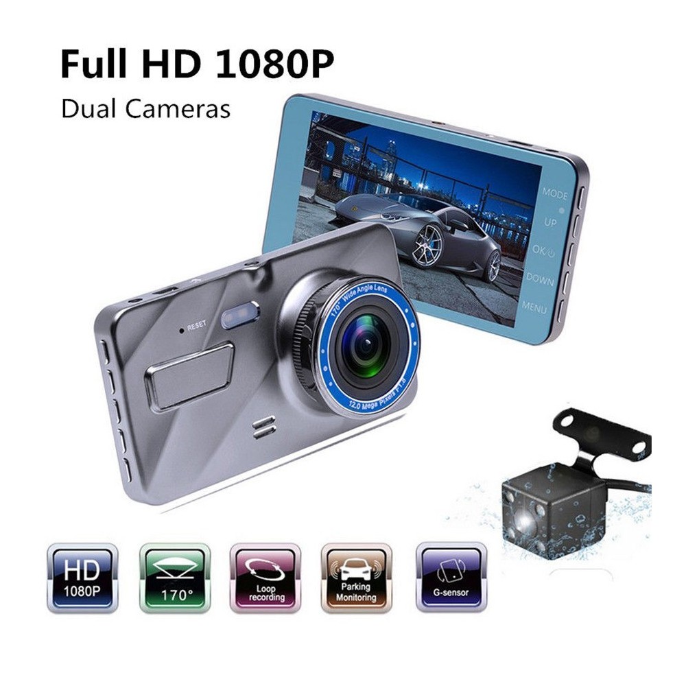 Видеорегистратор за кола с 2 камери FULL HD 1296P с камера за паркиране - Image 10